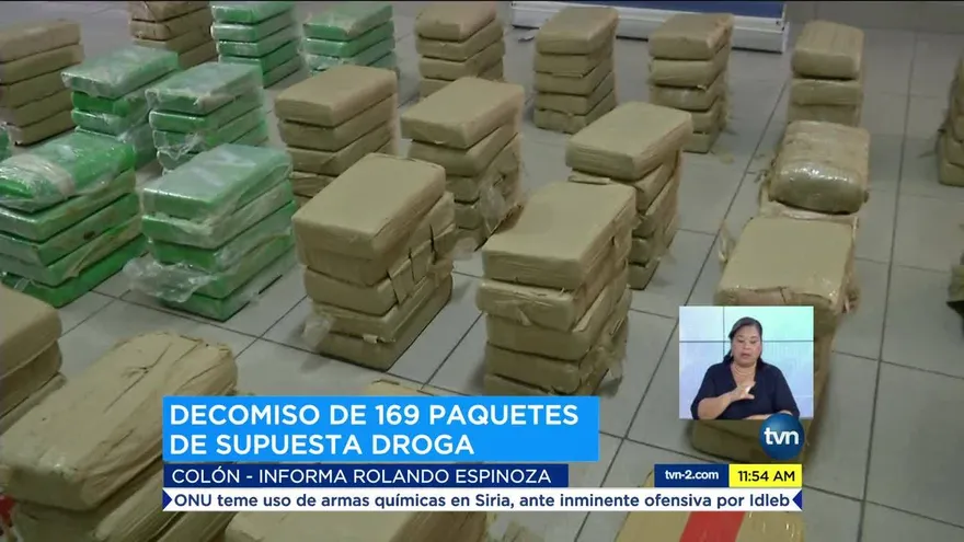 Decomisan droga en un puerto de Colón