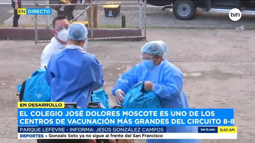 Distribución de vacunas en el circuito 8-8