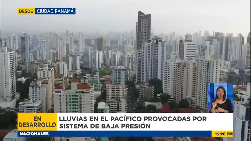 Mal tiempo se debe a baja presión que afecta tanto al literal Caribe como al Pacífico