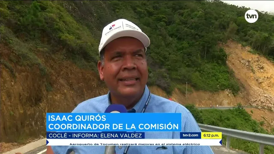 El martes inician trabajos por deslizamientos de tierra en Coclé