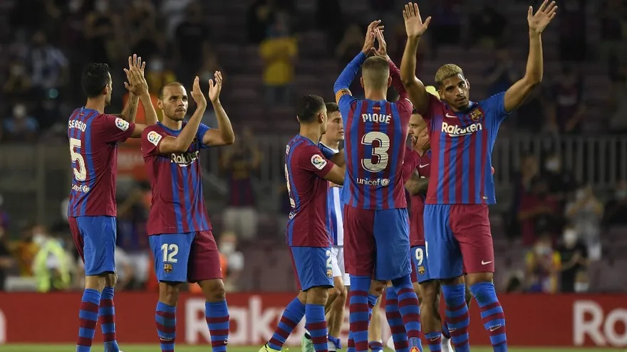 Jugadores del Barcelona