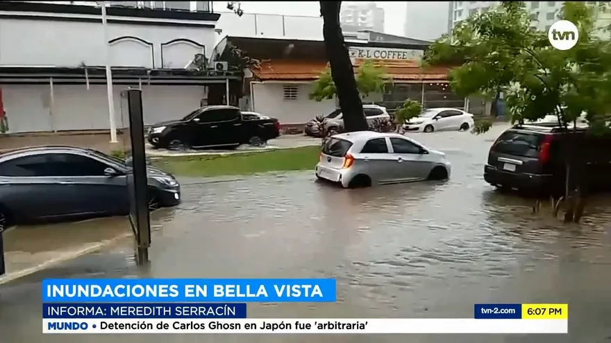 Calles de Bella Vista resultaron intransitables tras inundaciones