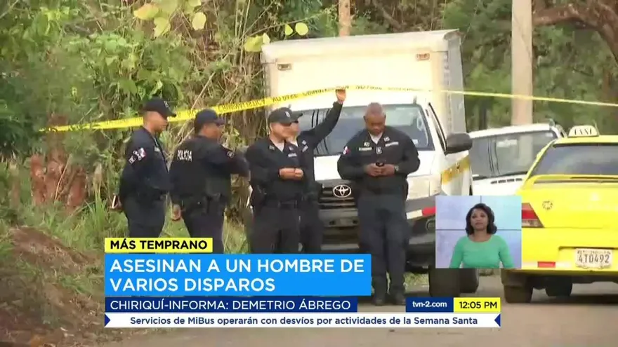 Asesinan a un hombre en Chiriquí