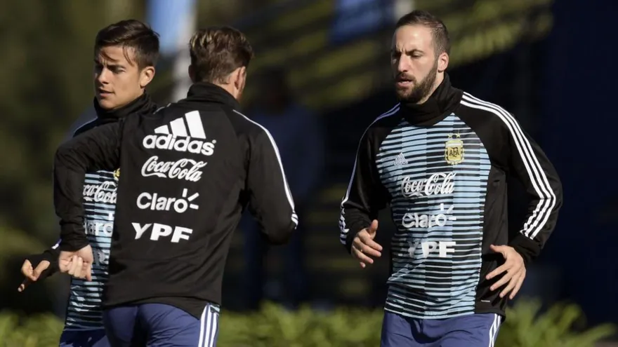 Preparación de la Selección Argentina para amistoso contra Haití