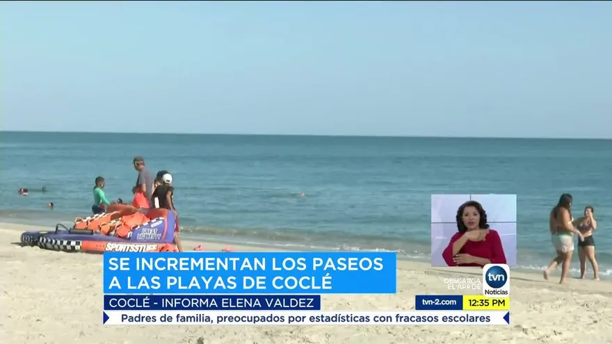 Se esperan miles de bañistas para Año Nuevo en Coclé