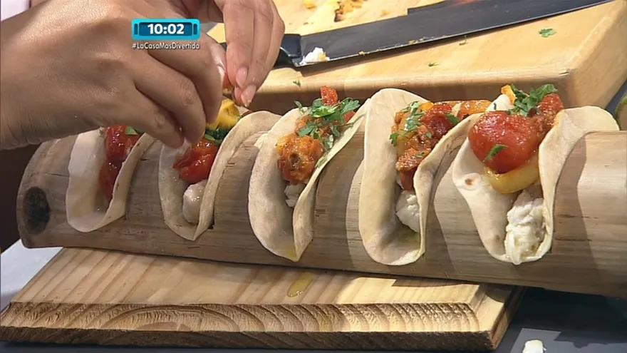 Tacos de pescado antillano