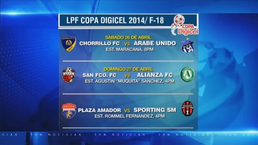 Esta es la fecha 18 de la Liga Paname