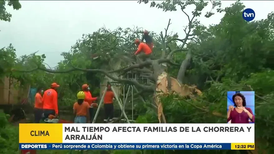 Fuertes lluvias causan estragos en La Chorrera y Arraiján
