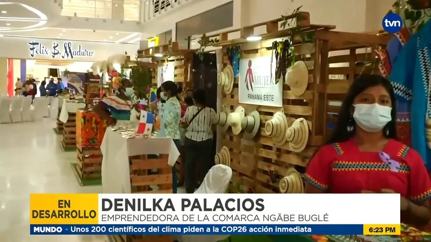 Pasillo del emprendimiento en Albrook Mall