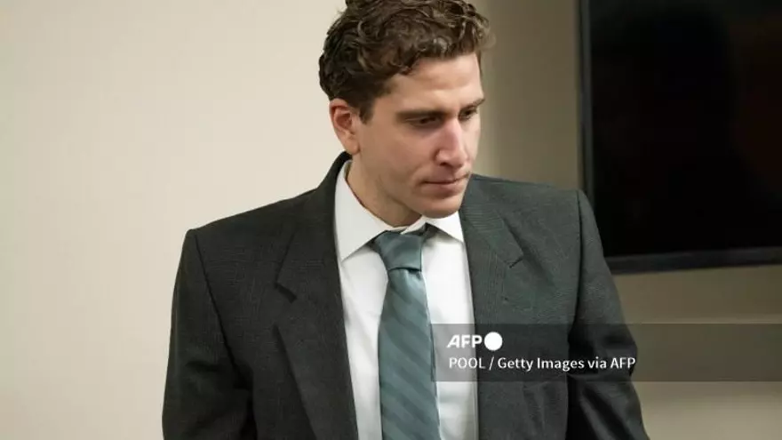 El estadounidense Bryan Kohberger, exestudiante de criminología de 30 años, acusado del homicidio de cuatro estudiantes universitarios.