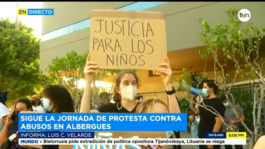 Manifestantes exigen nombre de implicados en abuso de albergues