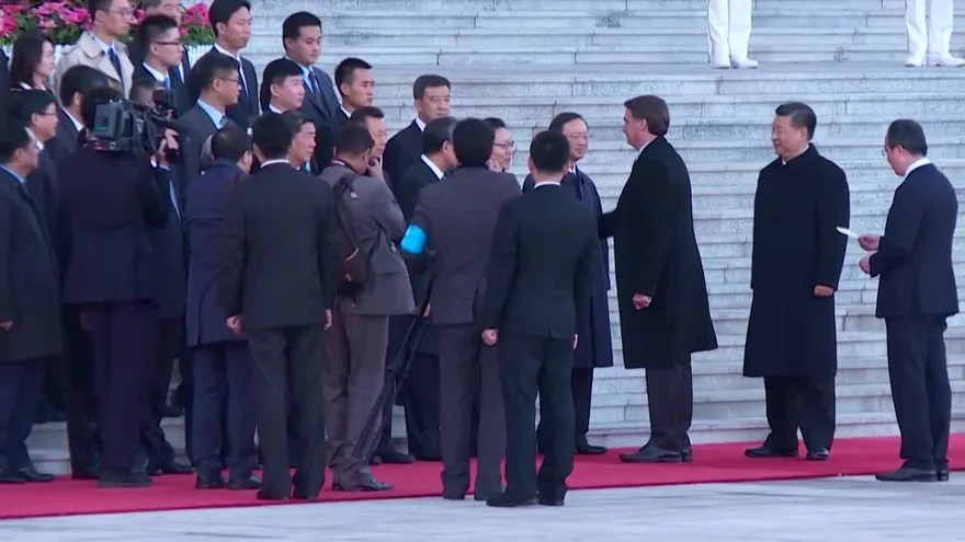 Bolsonaro en China para incrementar comercio