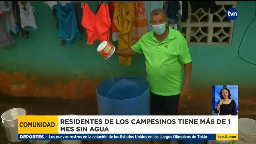 Una comunidad en Arraiján sufre por la falta de agua