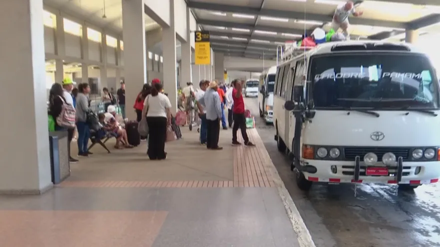 La Terminal de Transporte de Albrook empieza a resgistrar retorno de viajeros después de las fiestas patarias