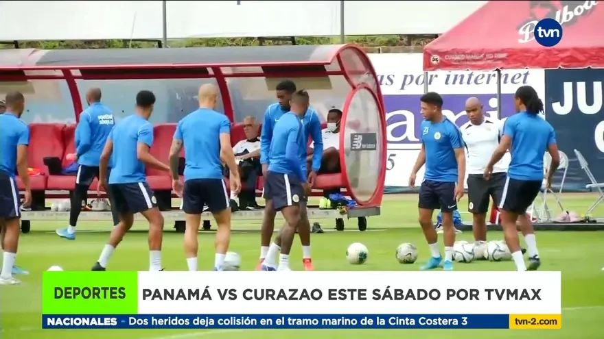 La selección de Curazao reconoció la cancha del estadio Nacional Rod Carew