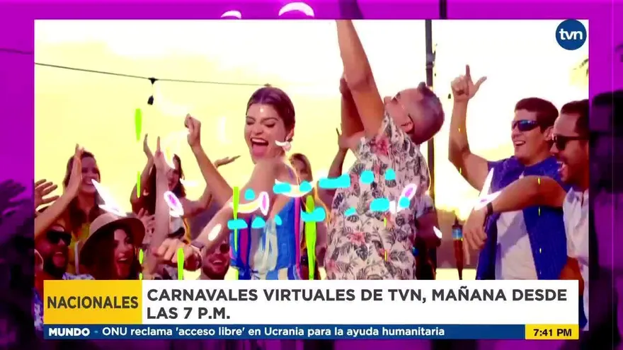 Casi inician los carnavales virtuales de TVN