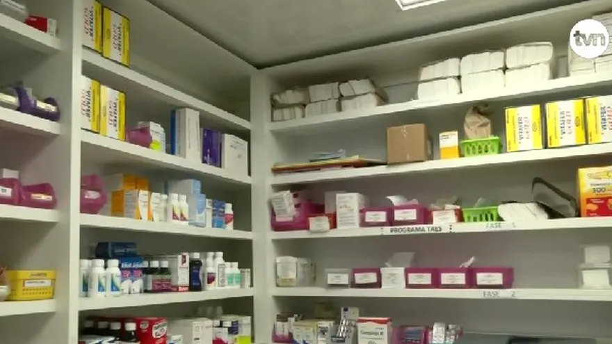 Farmacia del Minsa en el centro de salud de Cerro Batea