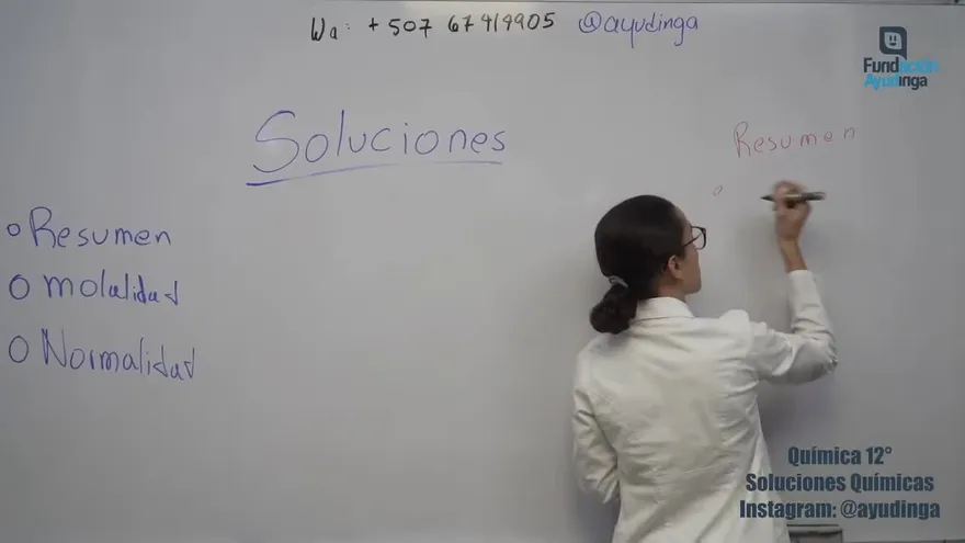 Ayudinga Química 12° - Soluciones Químicas Parte III 3 de abril de 2020