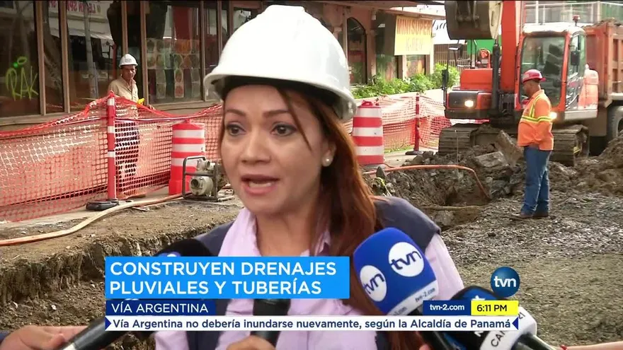 Inspeccionan trabajos en vía Argentina, buscan prevenir inundaciones