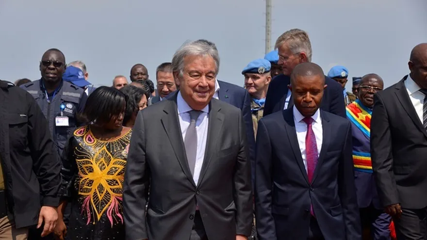 Guterres en Congo