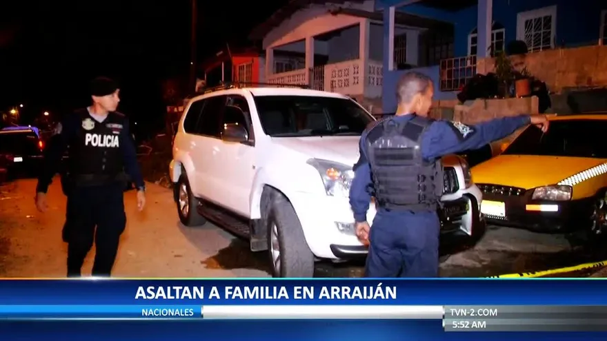 Asaltan a una familia en Arraiján