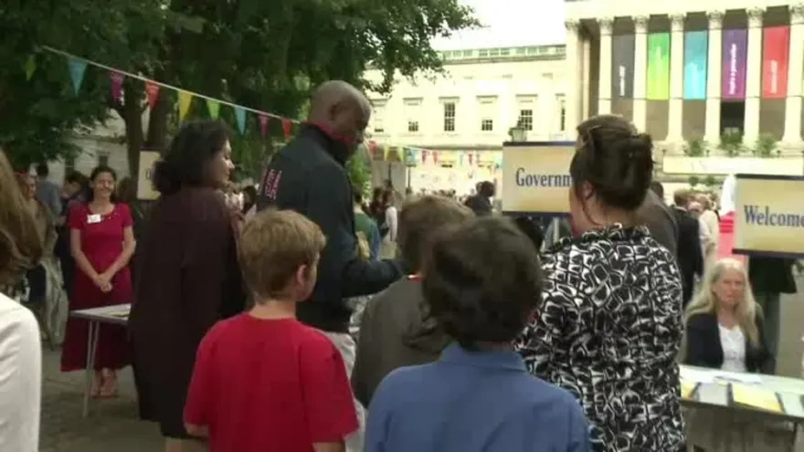 Carl Lewis de visita en Londres