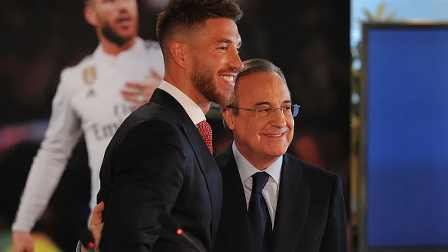 Ramos y Florentino Pérez.
