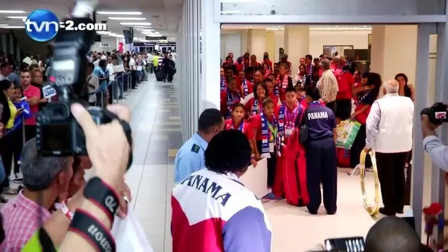 Recibimiento a los atletas de Olimpiadas Especiales