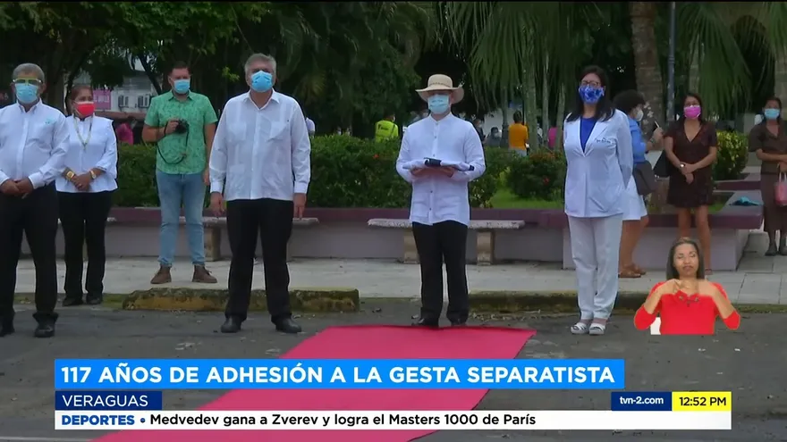 Santiago conmemora 117 años de adhesión a la separación de Panamá de Colombia