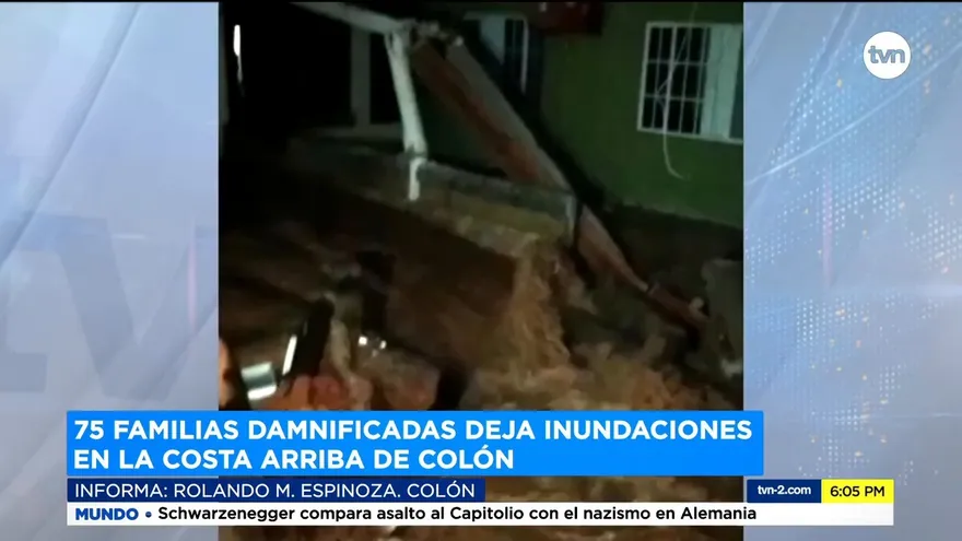Se reportaron inundaciones en Colón