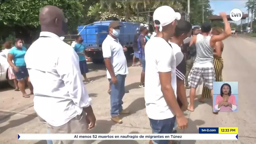 Pescadores de Chepo cierran calles en protesta