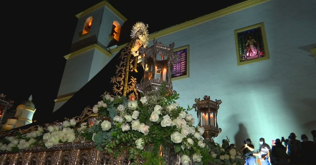 Procesión de la Virgen Dolorosa marca el inicio de la Semana Santa en el Casco Antiguo