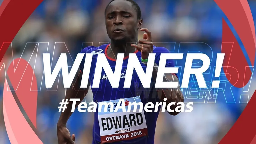 Alonso Edward campeón de los 200 metros en la Copa Continental de Ostrava