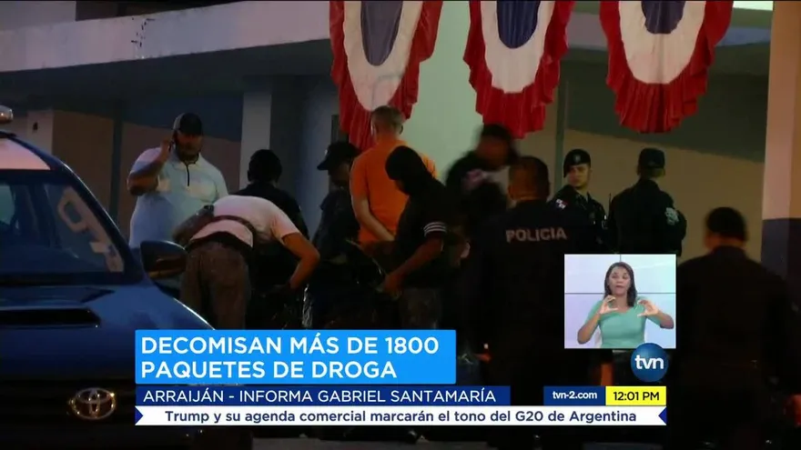 Policía decomisa gran cantidad de droga en Arraiján