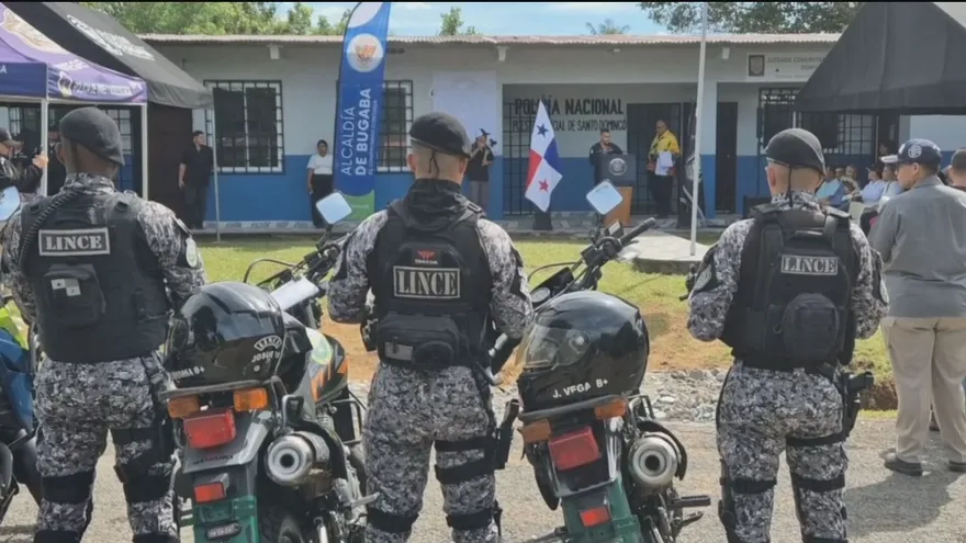 Nuevo puesto policial en Santo Domingo de Bugaba operará 24 horas para reforzar la seguridad