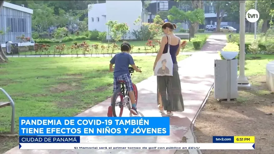 Pandemia de COVID-19 también tiene efectos en niños y jóvenes
