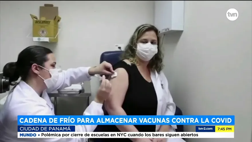 Cadena de frío para almacenar vacunas contra COVID-19