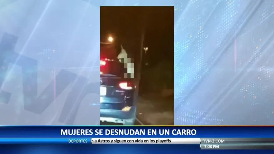 Sancionan a conductor que paseaba mujeres semidesnudas