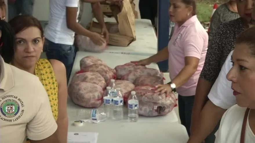 Cuestionan la entrega de jamones