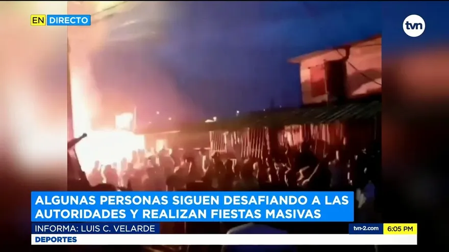 Siguen las fiestas masivas que desafían el toque de queda