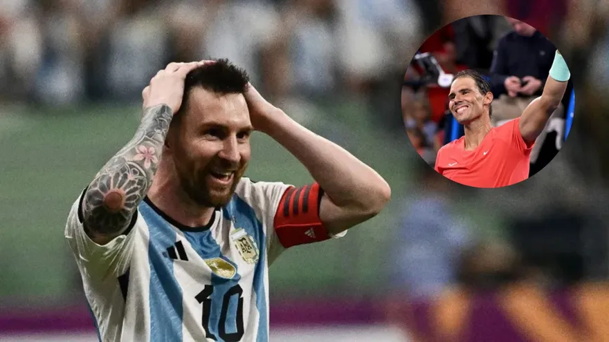 Messi confiesa que se siente como Rafael Nadal