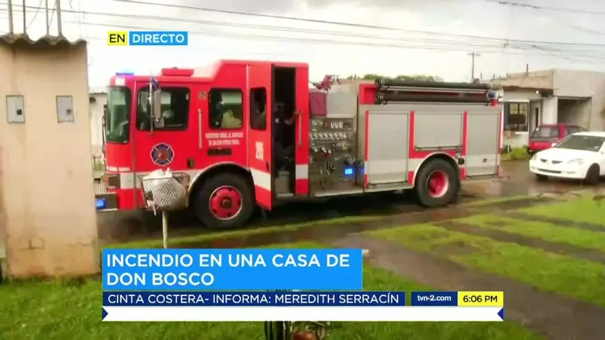 Se incendia residencia en Don Bosco