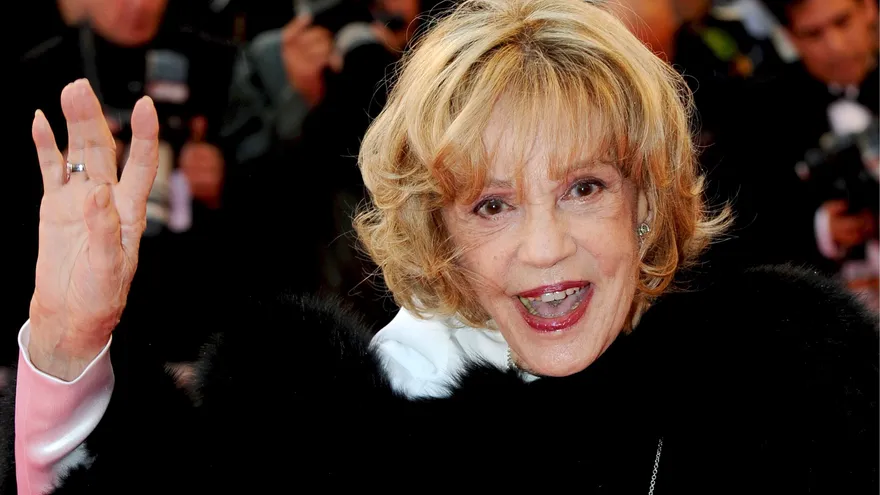 La actriz Jeanne Moreau en el Festival de Cine de Cannes (Francia) el 17 de mayo de 2008.