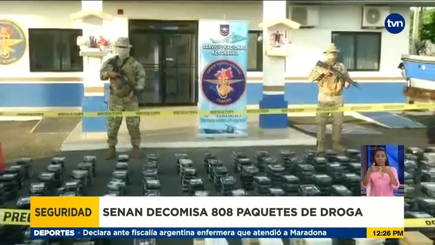 Decomisan más de 800 paquetes de droga en Los Santos