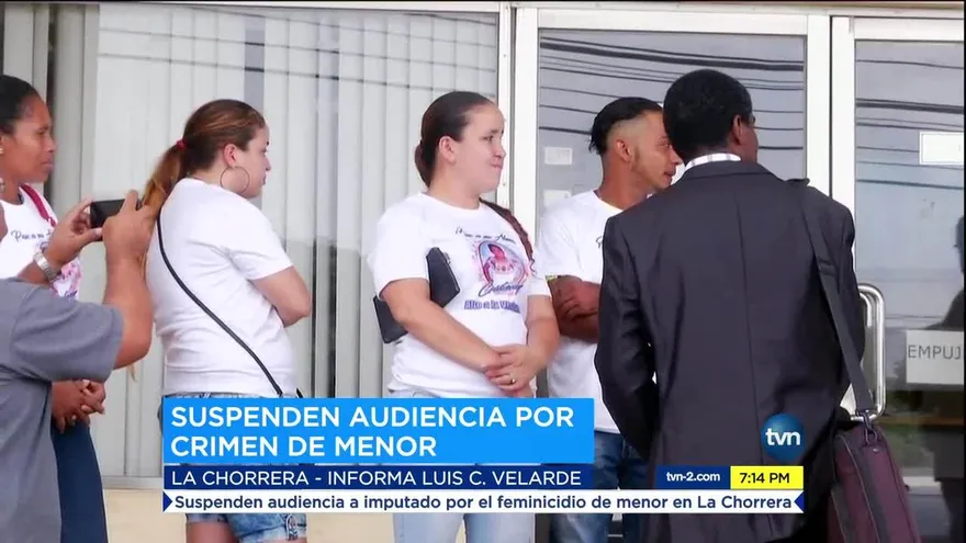Suspenden audiencia a imputado por el feminicidio de menor en La Chorrera