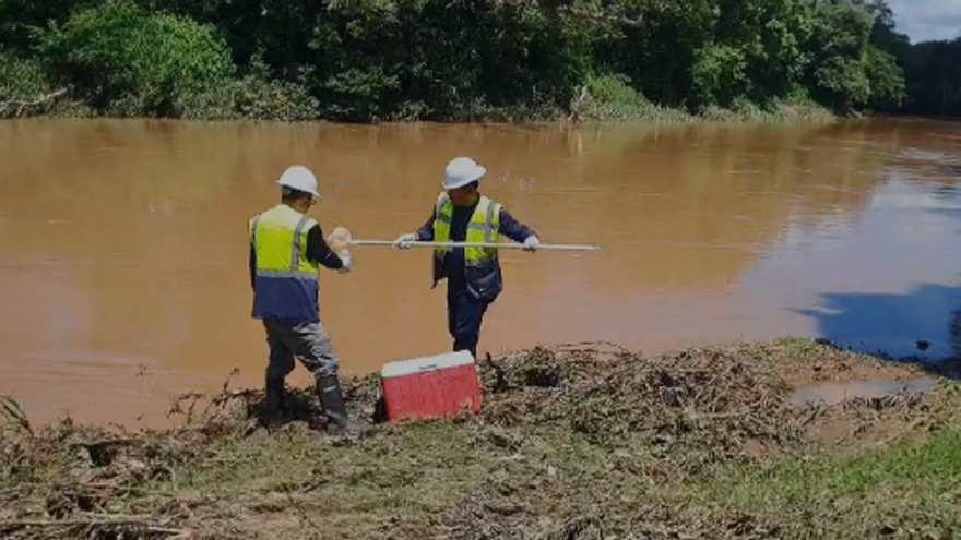 Realizan inspección en el río Estibana