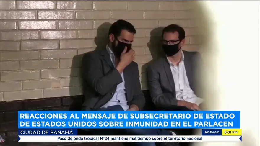 Reacciones al mensaje del subsecretario de Estado de los Estados Unidos sobre Parlacen