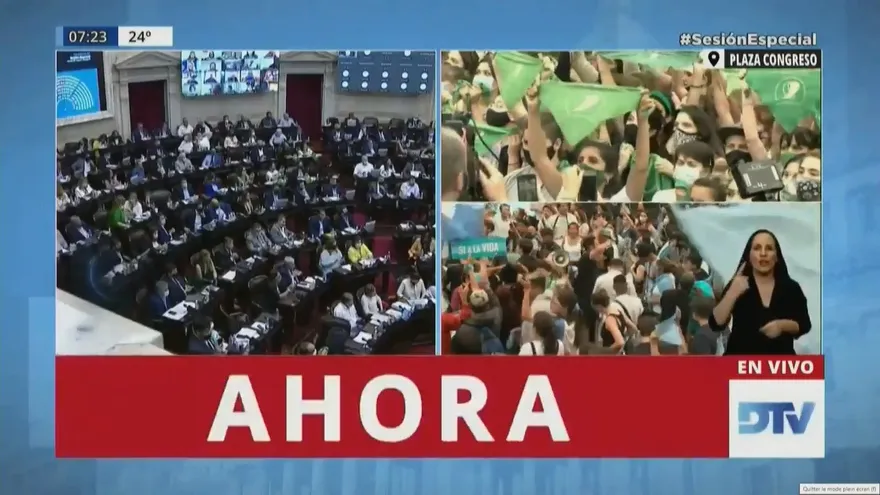Diputados legalizan el aborto en Argentina, pero aún debe aprobarse en el Senado