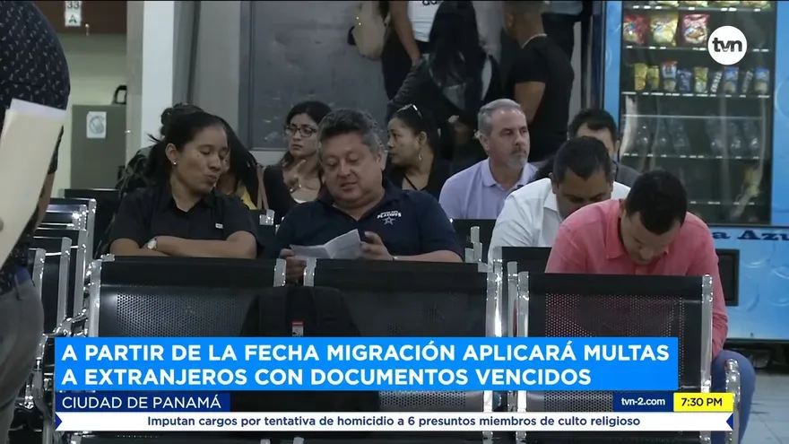 A partir de la fecha, Migración aplicará multas a extranjeros con documentos vencidos