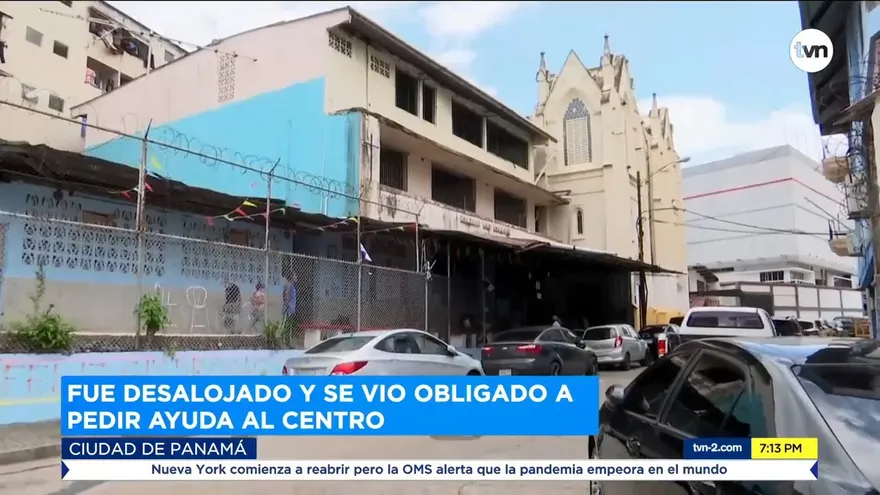 Fue desalojado y se vio obligado a pedir ayuda al centro